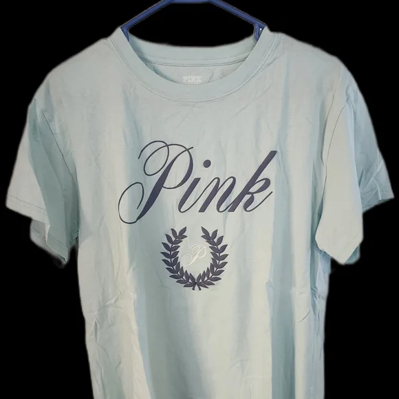 Pink- Vicroria Secret- Opal Blue- Sweatshirt/Sweatpants/Shirt Bundle - Picture 2 of 6